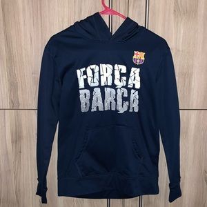 FC Barcelona Boy Hoodie Sweater Official Barcelona